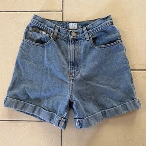 Vintage Calvin Klein Jeans Blue Denim Women's Shorts